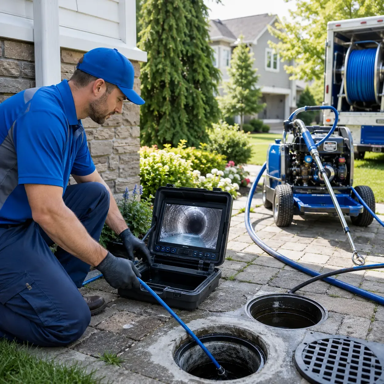 Outdoor drain cleaning professionals serving Madera, CA